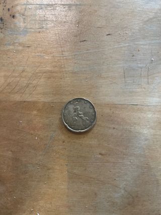 Moneda 20 céntimos Italia 2002