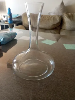 Decantador de vino de cristal
