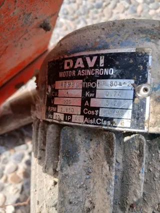 Vibrador Hormigón 1CV + ALARGO 17 MTS