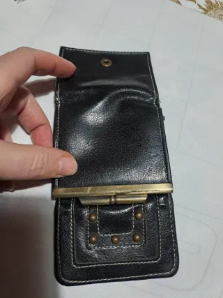 Portamonete e porta carte in pelle Guang Tong