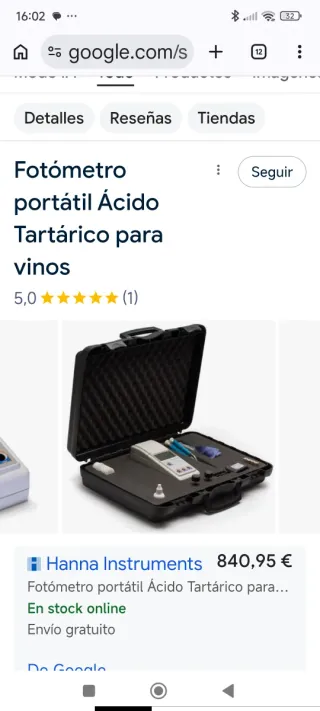 Kit Medidor Tartárico Hanna HI 83748