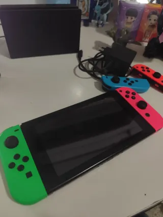 Nintendo Switch con juegos