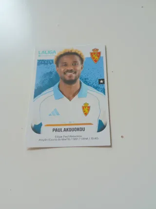 Cromo Panini La Liga Paul Akouokou