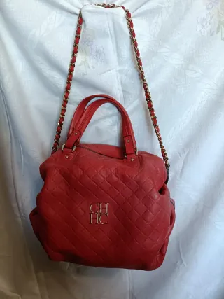 Bolso Carolina Herrera Rojo