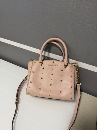 Borsa Michael Kors Rosa con Borchie Oro