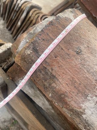 Tejas antiguas hechas a mano