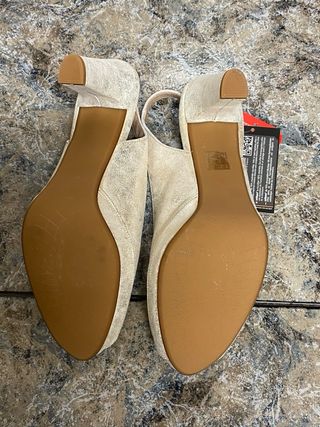 Zapatos tacón Dorking mujer dorados