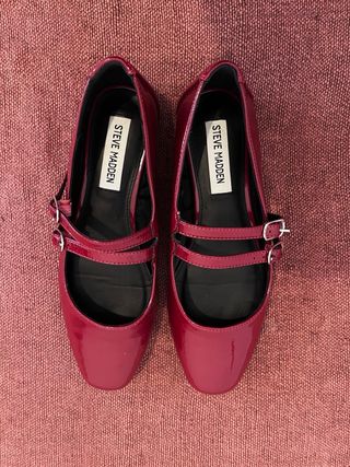 Bailarinas Steve Madden granate talla 37