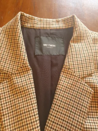 Blazer MY TWIN Beige/Marrone Taglia XL