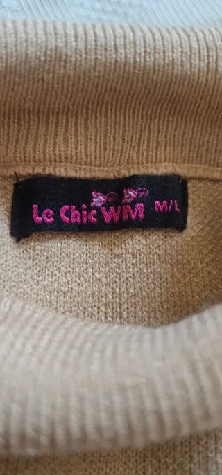 Jersey de lana con lentejuelas