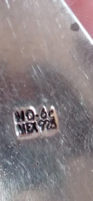 Pendientes plata mexicana.
