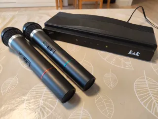 Microfoni wireless con ricevitore