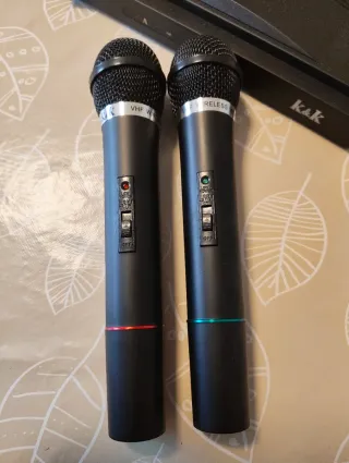 Microfoni wireless con ricevitore