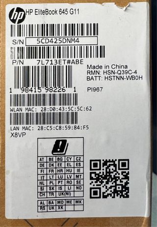 Portátil HP EliteBook 645 Ryzen 5 PRO 16GB 512GB