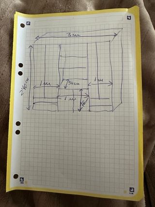 Conjunto de muebles de salón de madera y armarios