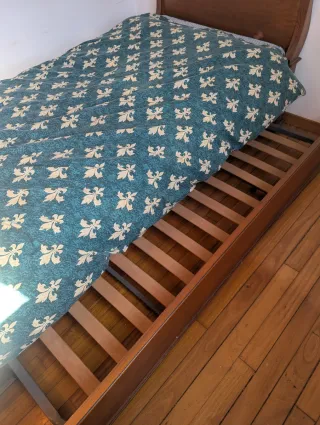 Cama nido madera maciza 1x2.10m