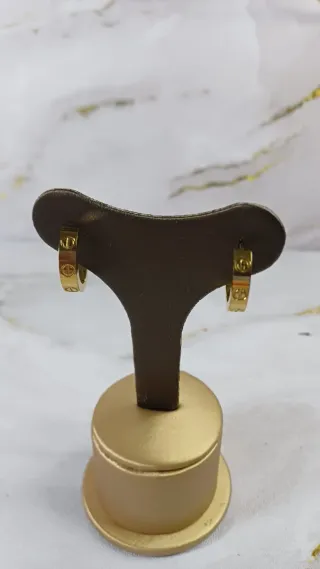 Pendientes Aro Chapado Oro 18k