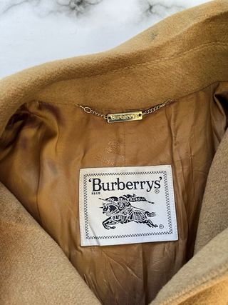 Gabardina Burberry Beige Vintage Lujo