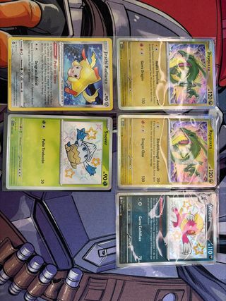 Set de cartas Pokémon Jirachi, Rayquaza, Snover, W