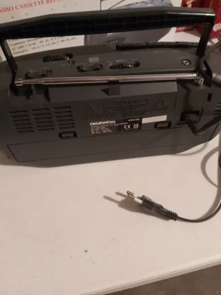 Radio Cassette Daewoo Gris vitange.