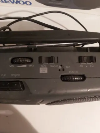 Radio Cassette Daewoo Gris vitange.