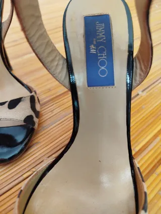 Sandalias Animal Print Jimmy Choo