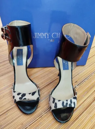 Sandalias Animal Print Jimmy Choo