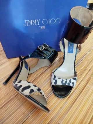 Sandalias Animal Print Jimmy Choo
