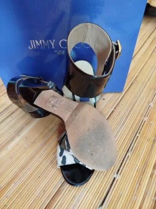 Sandalias Animal Print Jimmy Choo