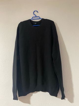 Jersey Kiabi negro mujer