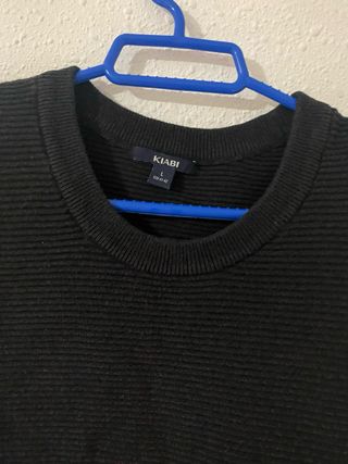 Jersey Kiabi negro mujer