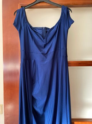 Vestido de ceremonia azul