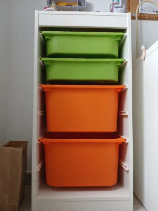 Mueble organizador con 4 cajones