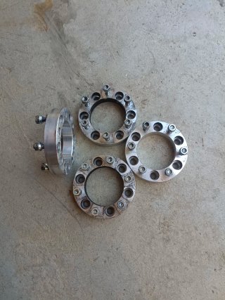 4 separadores de rueda 3cm 6x139 7 H30 M12x1.25