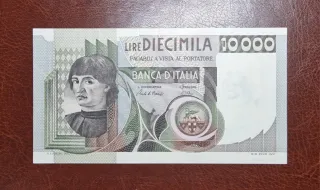 10.000 Lire Del Castagno 1984 non comune.