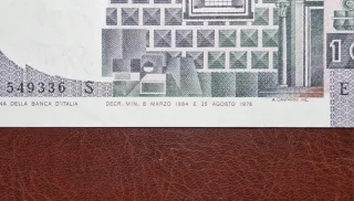 10.000 Lire Del Castagno 1984 non comune.