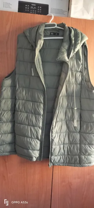 Chaleco TEX acolchado verde oliva talla XXL