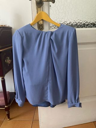 Camisa Mannit Talla S Azul. Solo camisa