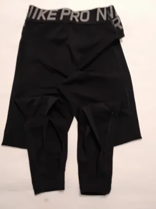 Mallas Nike Pro Negras Mujer