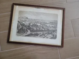 Quadro Palermo vista della città 1863