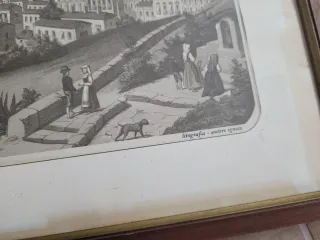 Quadro Palermo vista della città 1863