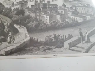 Quadro Palermo vista della città 1863