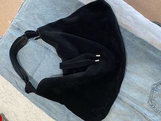 Bolso grande de piel negro