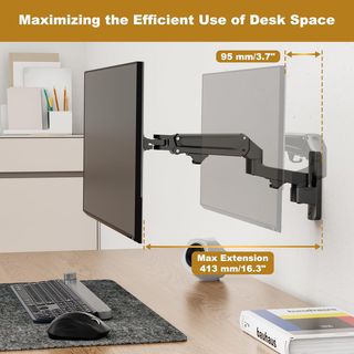 Brazo soporte monitor pared 17 a 27" Precintado