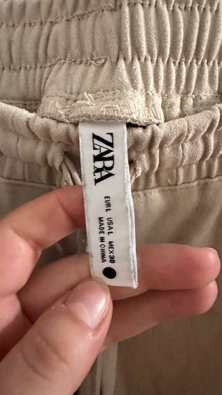 Pantalones Zara Beige