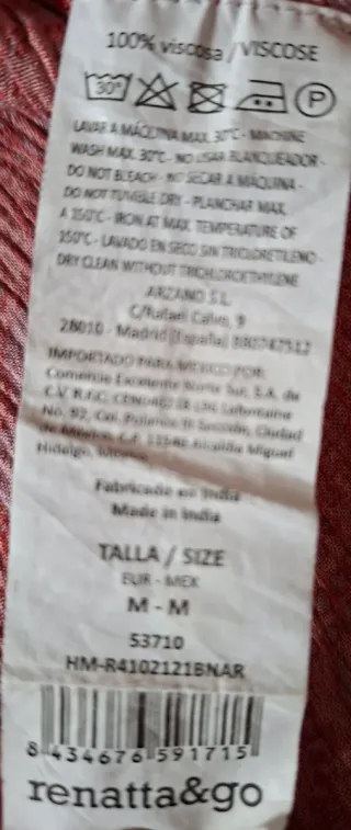 Blusa Renatta & Go Talla M