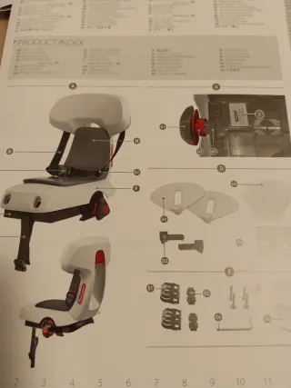 Silla niño bici Guppy Junior+