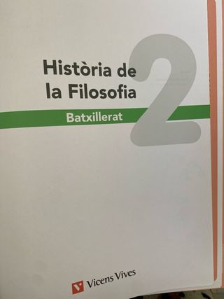 Història De La Filosofia, Batxillerat 2, Dual