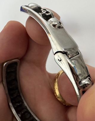 Brazalete Acero Quirúrgico Calaveras