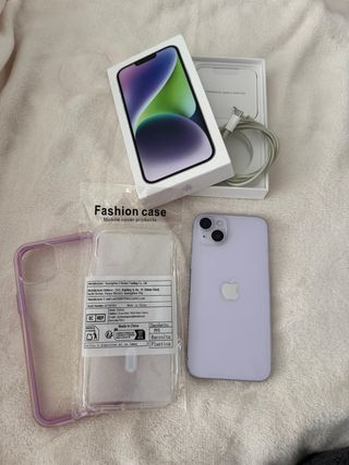iPhone 14 Plus 128GB Morado + Funda